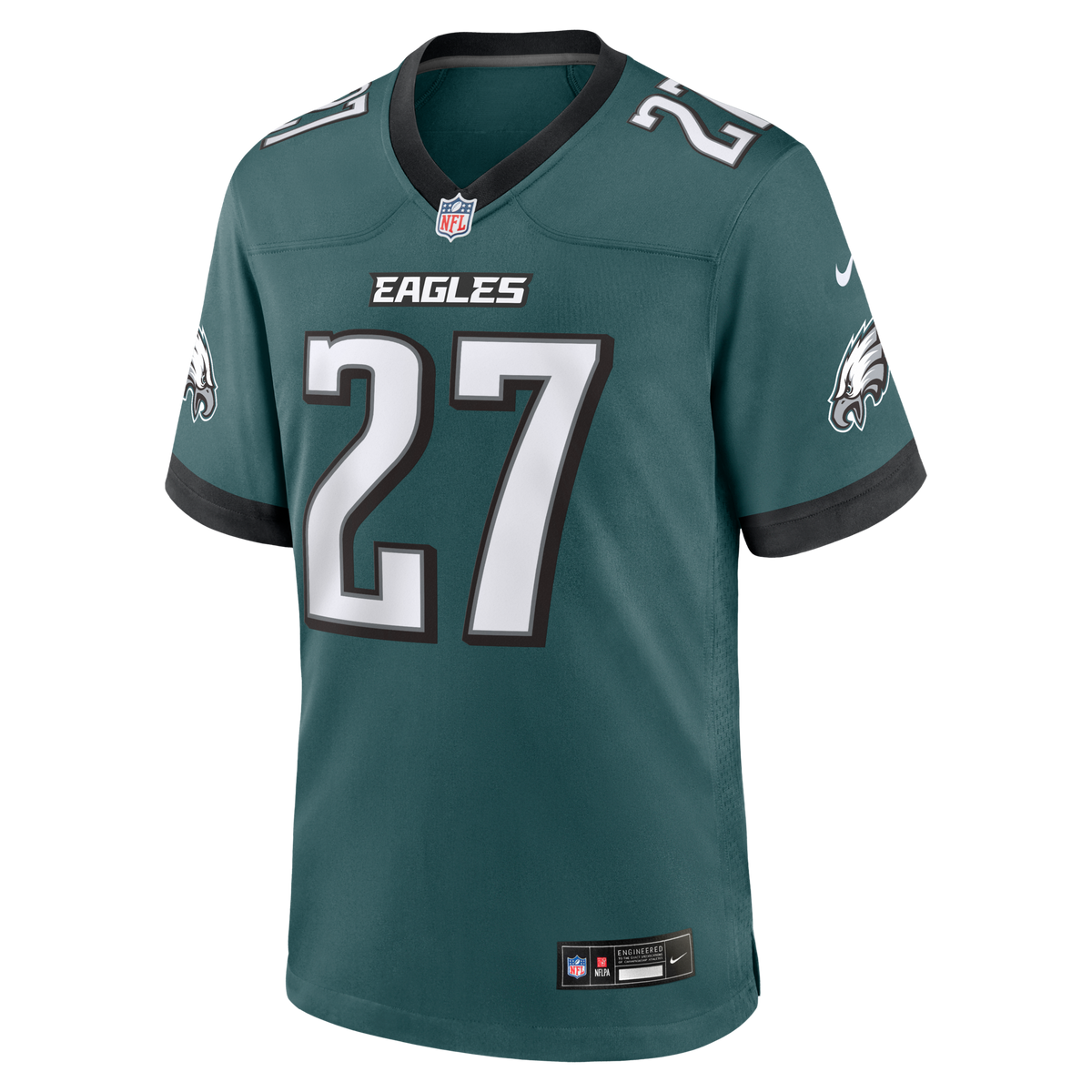 Philadelphia Eagles Quinyon Mitchell Midnight Green Team Game Football Jersey