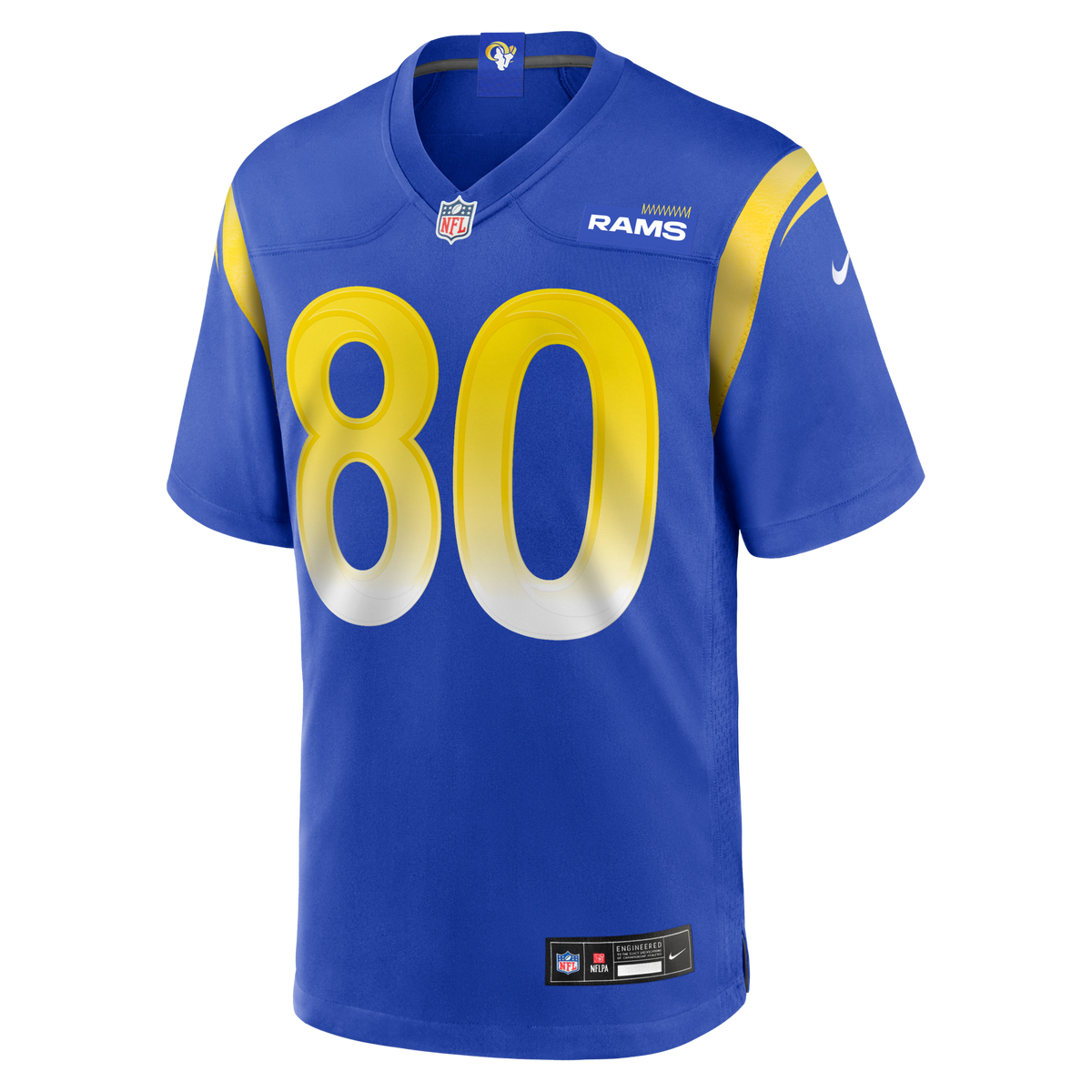 Los Angeles Rams Isaac Bruce Royal Game Retired Player Football Jersey