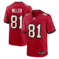 Tampa Bay Buccaneers Ryan Miller Red Team Game Football Jersey