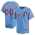 Philadelphia Phillies Light Blue Alternate Limited Custom Baseball Jersey