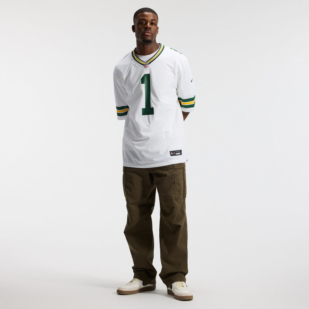 Green Bay Packers Micah Parsons White Game Player Football Jersey