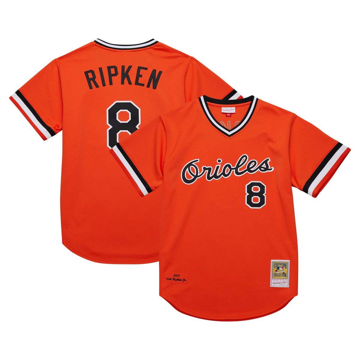 Baltimore Orioles Cal Ripken Jr. Orange 2001 Cooperstown Collection Throwback Baseball Jersey