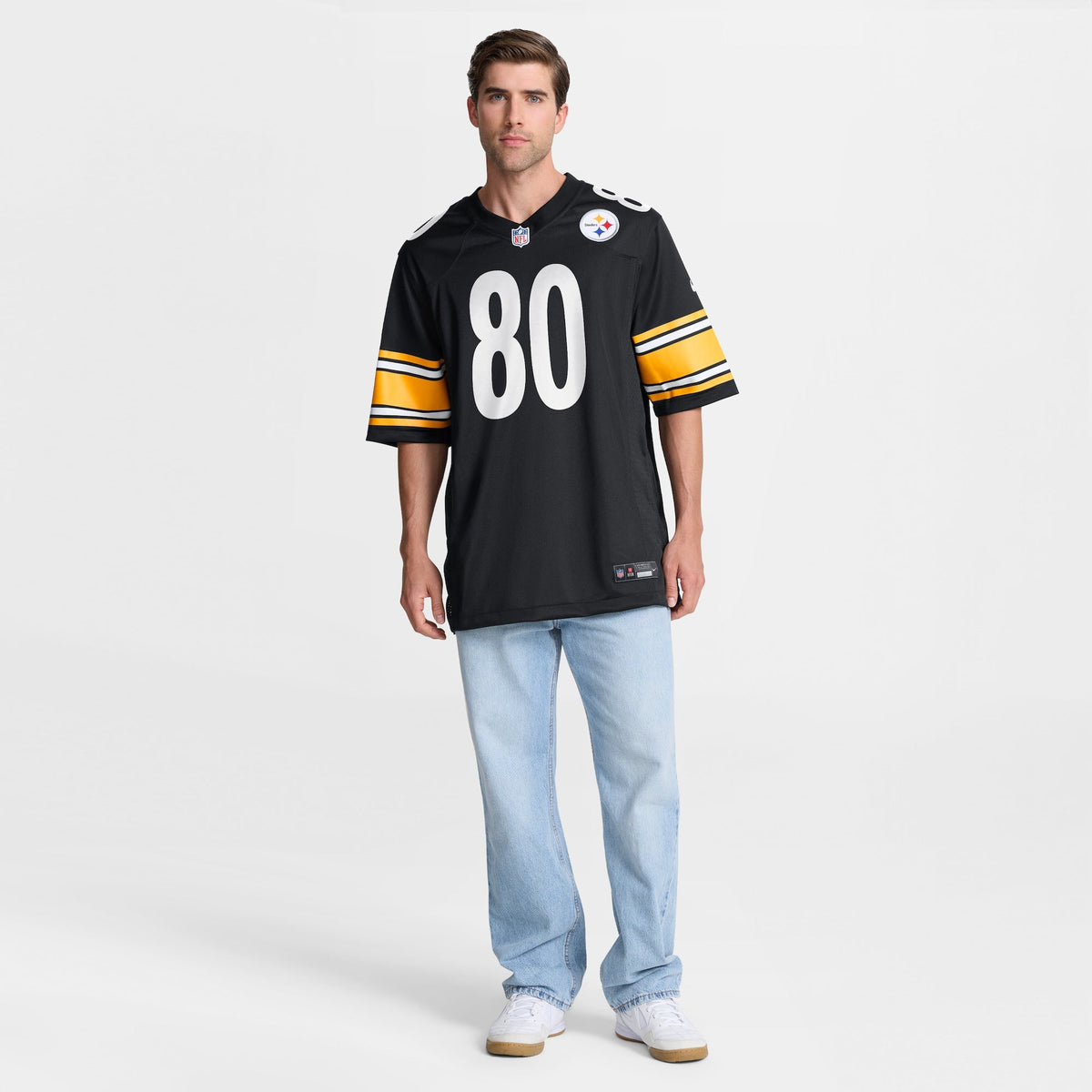 Pittsburgh Steelers Darnell Washington Black Game Football Jersey