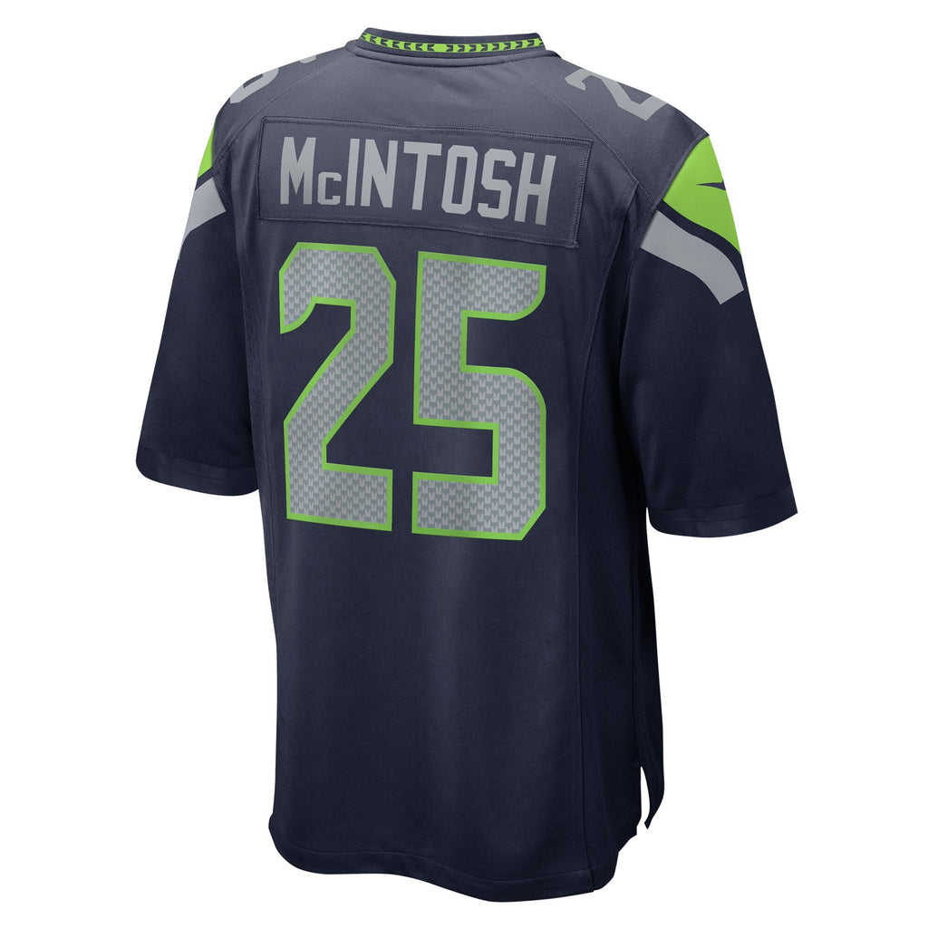 Seattle Seahawks Kenny McIntosh College Navy Game Football Jersey