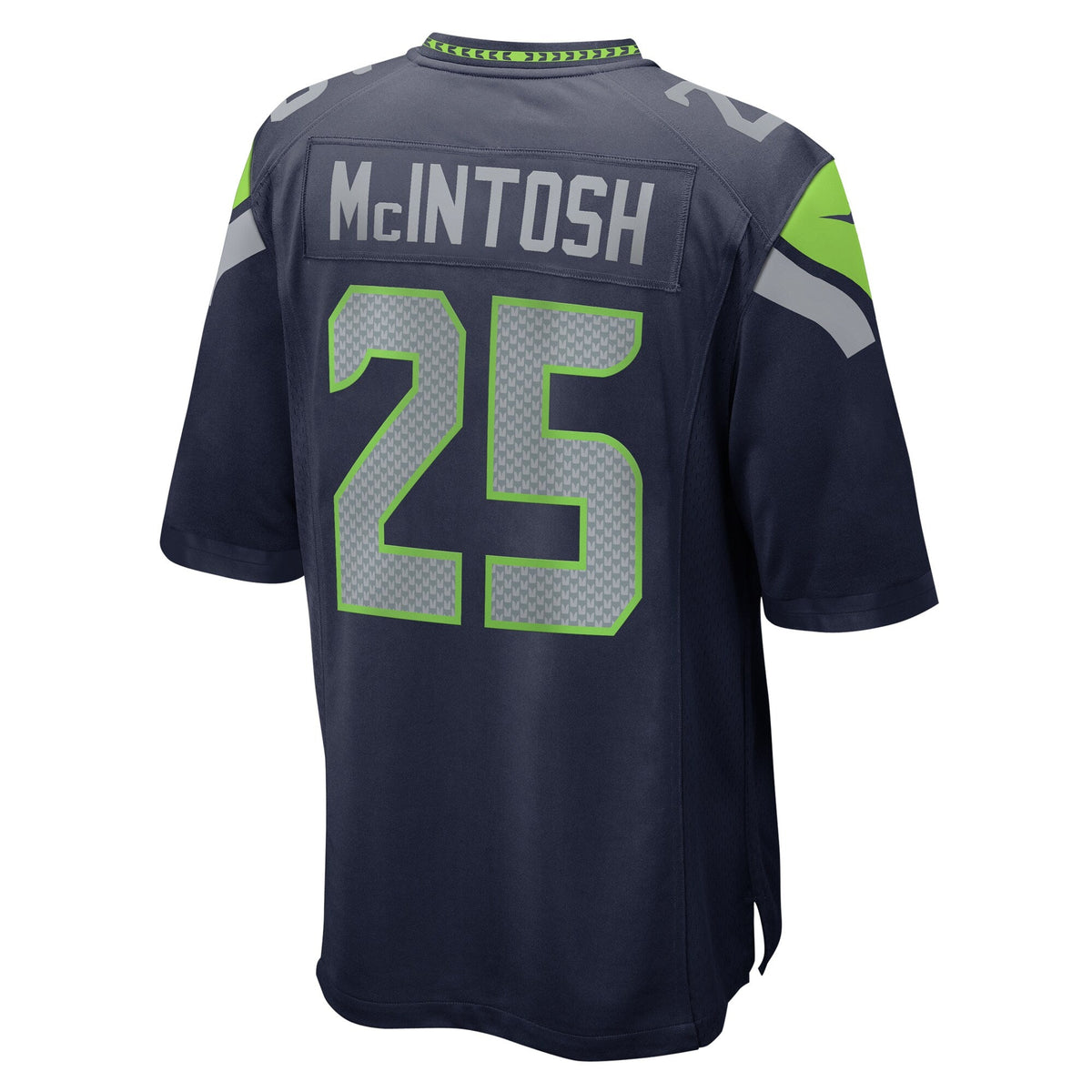 Seattle Seahawks Kenny McIntosh College Navy Game Football Jersey