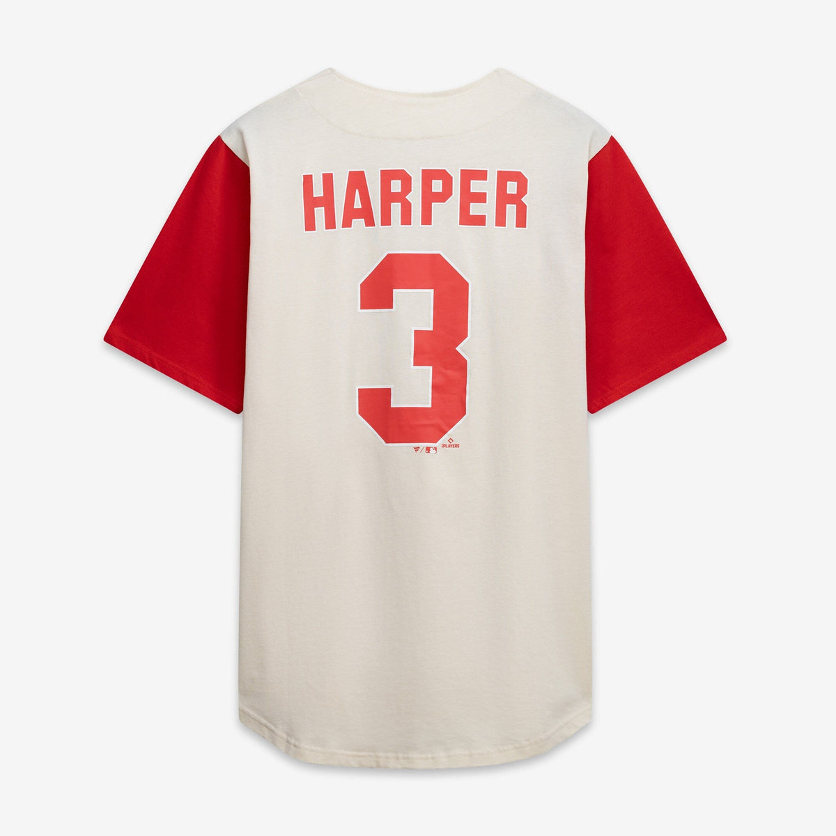 Philadelphia Phillies Profile Cream/Red Big & Tall Two-Color Fashion Baseball Jersey
