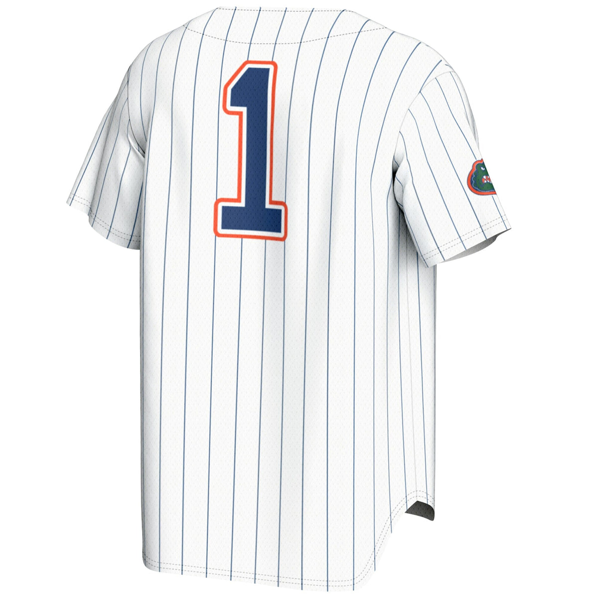 #1 White Florida Gators Lightweight Baseball Jersey