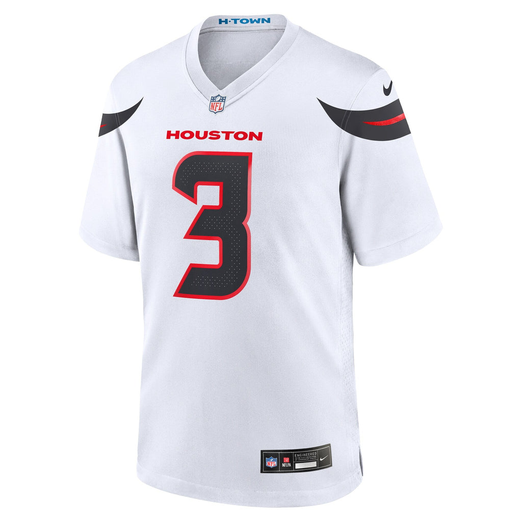 Houston Texans Tank Dell White Game Football Jersey