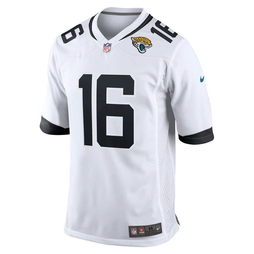 Jacksonville Jaguars Trevor Lawrence White Game Football Jersey