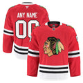 Chicago Blackhawks Red Home Pro Custom Jersey