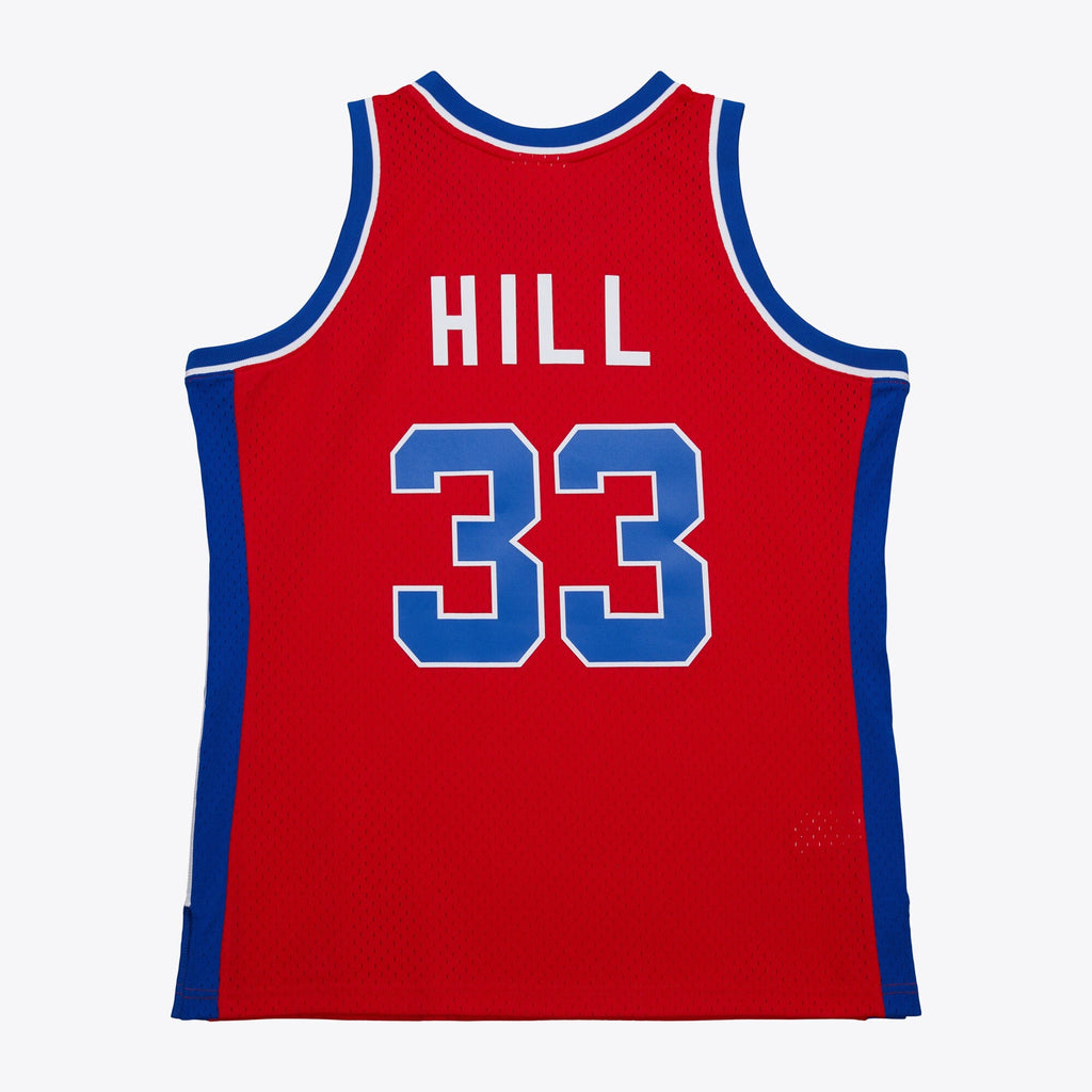 Detroit Pistons Grant Hill 1994 Dark Jersey - Red