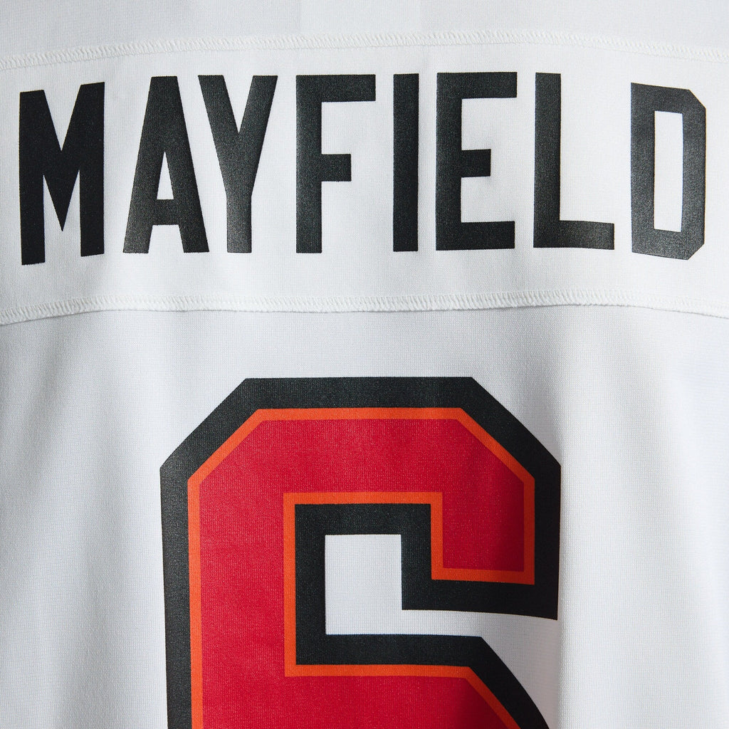 Tampa Bay Buccaneers Baker Mayfield White Away Game Football Jersey