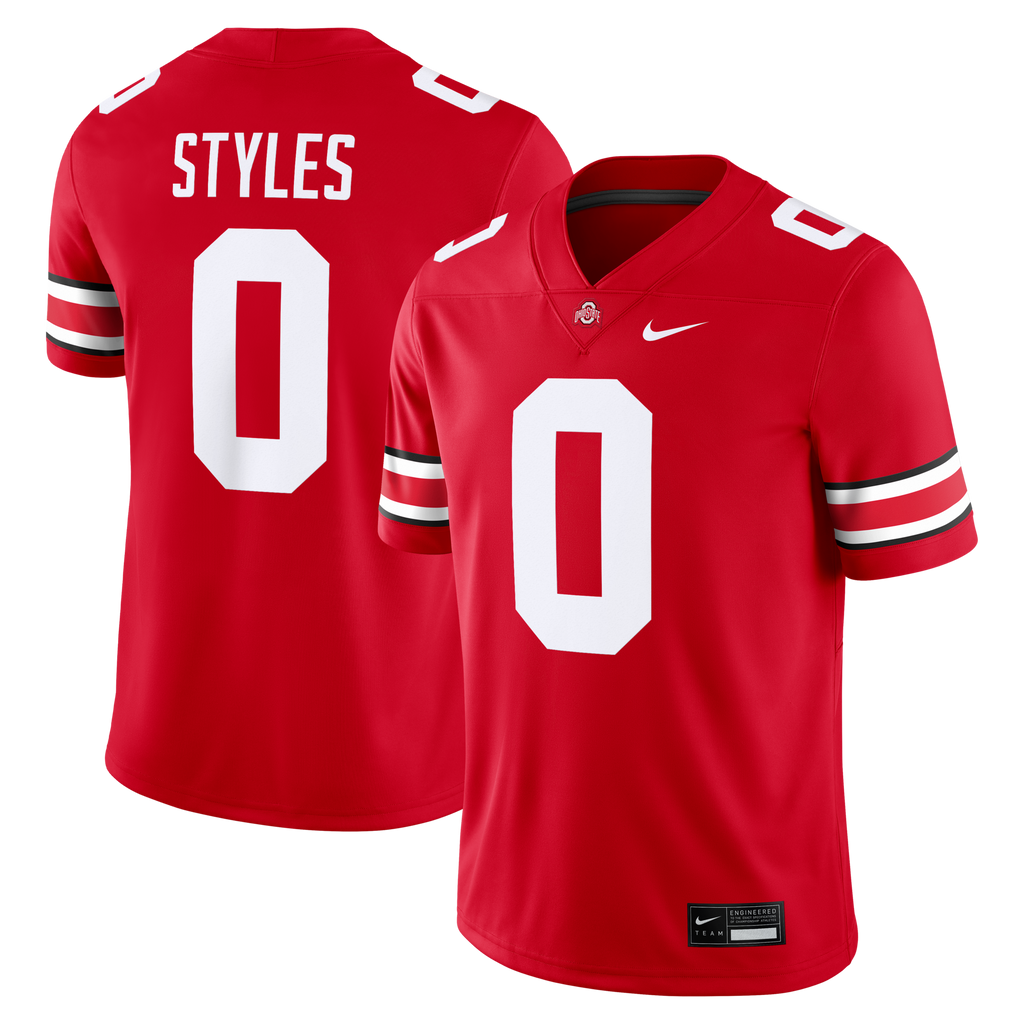 Sonny Styles Scarlet Ohio State Buckeyes Game Jersey