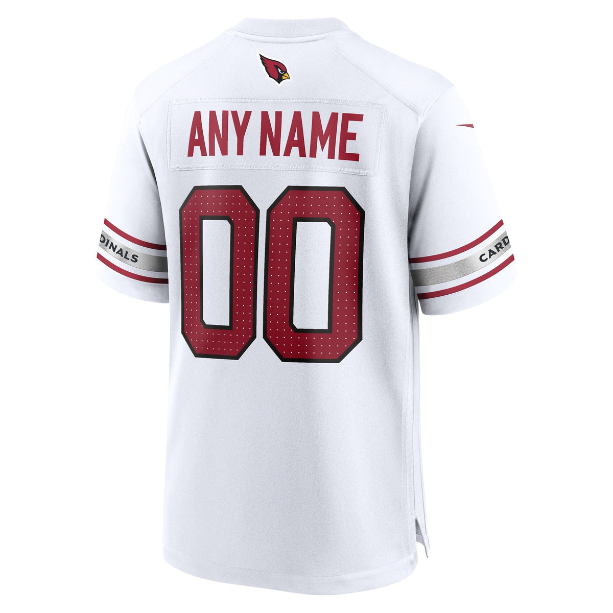 Arizona Cardinals White Custom Game Football Jersey