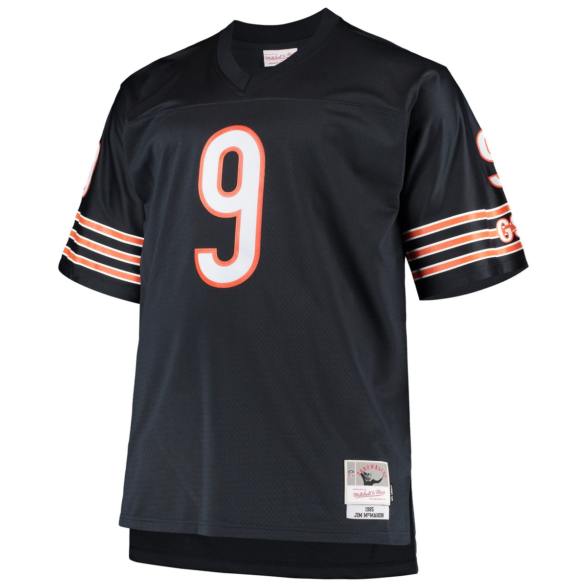 Chicago Bears Jim McMahon Navy Big & Tall 1985 Retired Player Replica Football Jersey