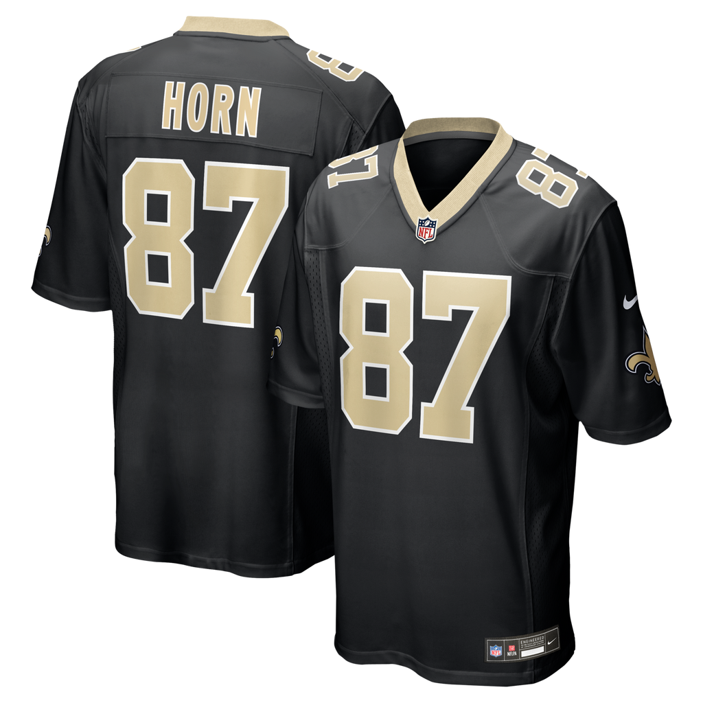 New Orleans Saints Joe Horn Black Game Retired Player Football Jersey