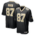 New Orleans Saints Joe Horn Black Game Retired Player Football Jersey