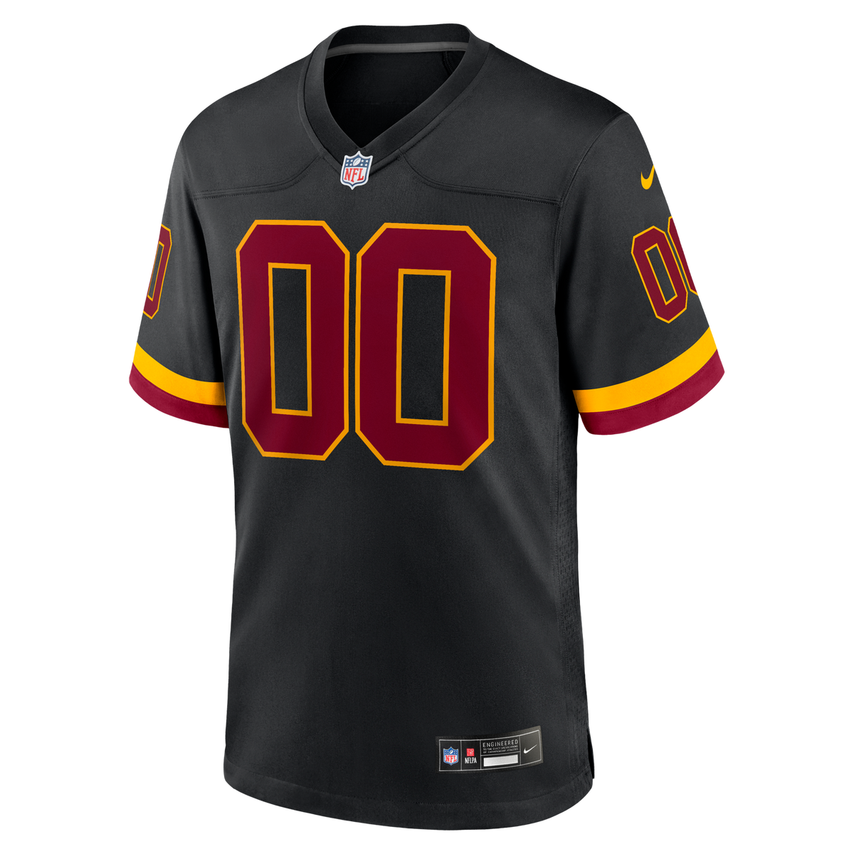 Washington Commanders Stefon Diggs Black Alternate Game Football Jersey
