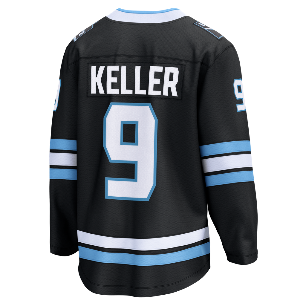 Utah Mammoth Clayton Keller Black Home Breakaway Hockey Jersey