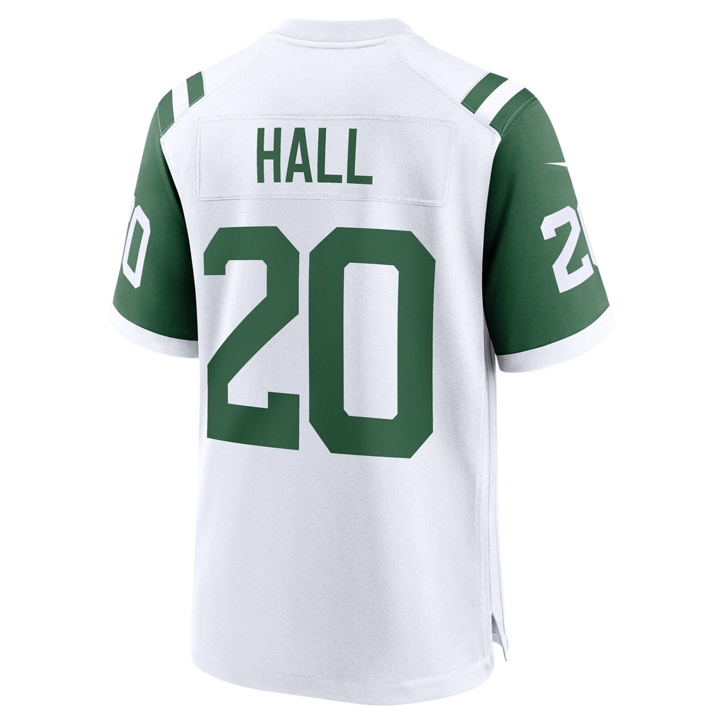 New York Jets Breece Hall White Classic Alternate Game Football Jersey
