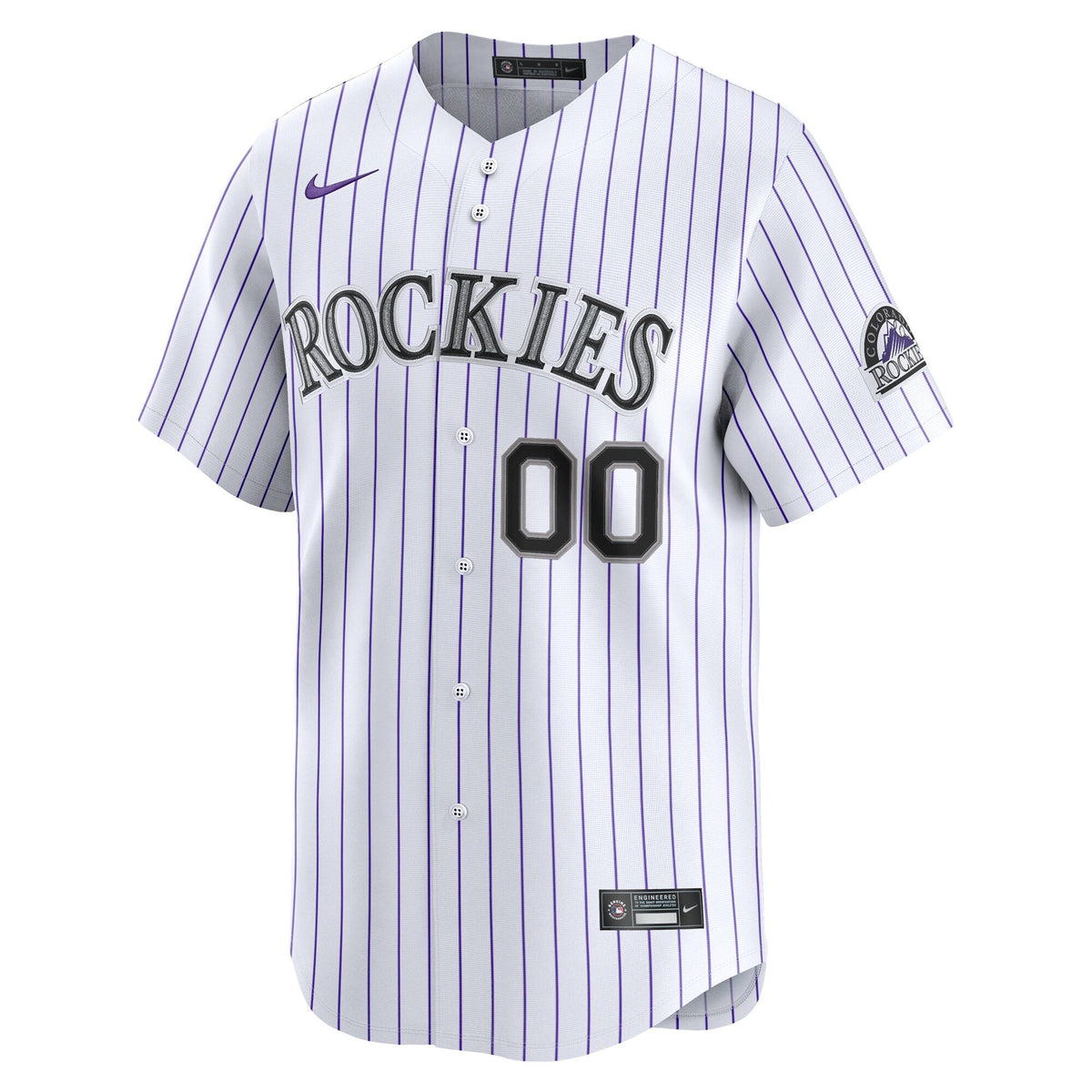 Colorado Rockies White Home Limited Custom Baseball Jersey