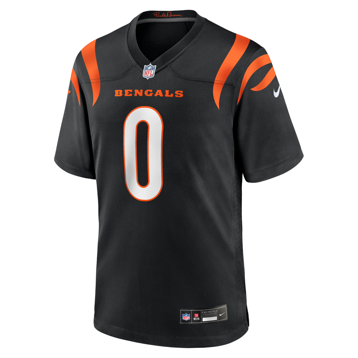 Cincinnati Bengals DJ Turner II Black Team Game Football Jersey