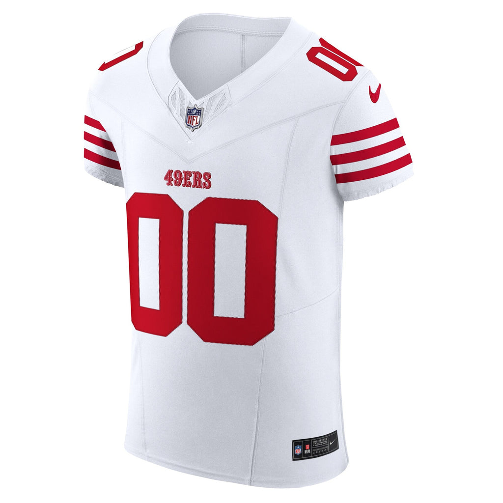 San Francisco 49ers White Vapor F.U.S.E. Elite Custom Football Jersey