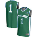 #1 Tulane Green Wave Lightweight Basketball Jersey - Green