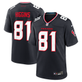 Houston Texans Jayden Higgins Navy Game Football Jersey