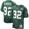Philadelphia Eagles Reggie White Green Throwback Retired Player Football Jersey