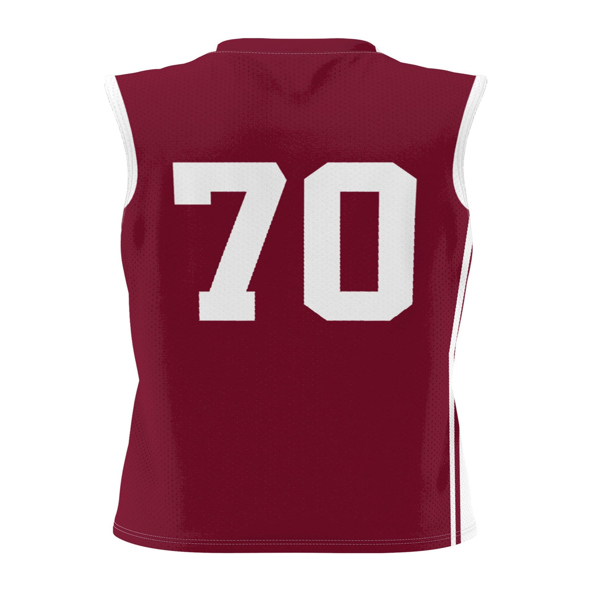 #70 Charleston Cougars Lightweight Basketball Jersey - Crimson