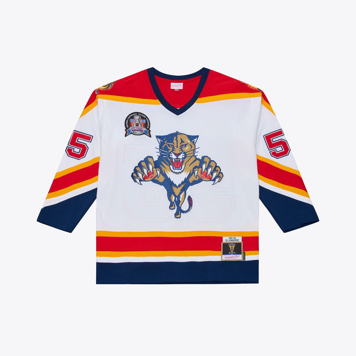 Florida Panthers Ed Jovanovski White 1996 Power Play Jersey