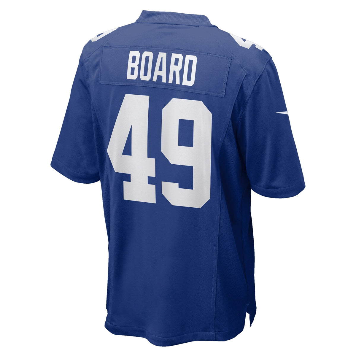 New York Giants Chris Board Royal Team Game Football Jersey