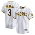 San Diego Padres Jackson Merrill White Home Limited Player Baseball Jersey