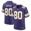 Minnesota Vikings Cris Carter Purple Retired Player Alternate Game Football Jersey