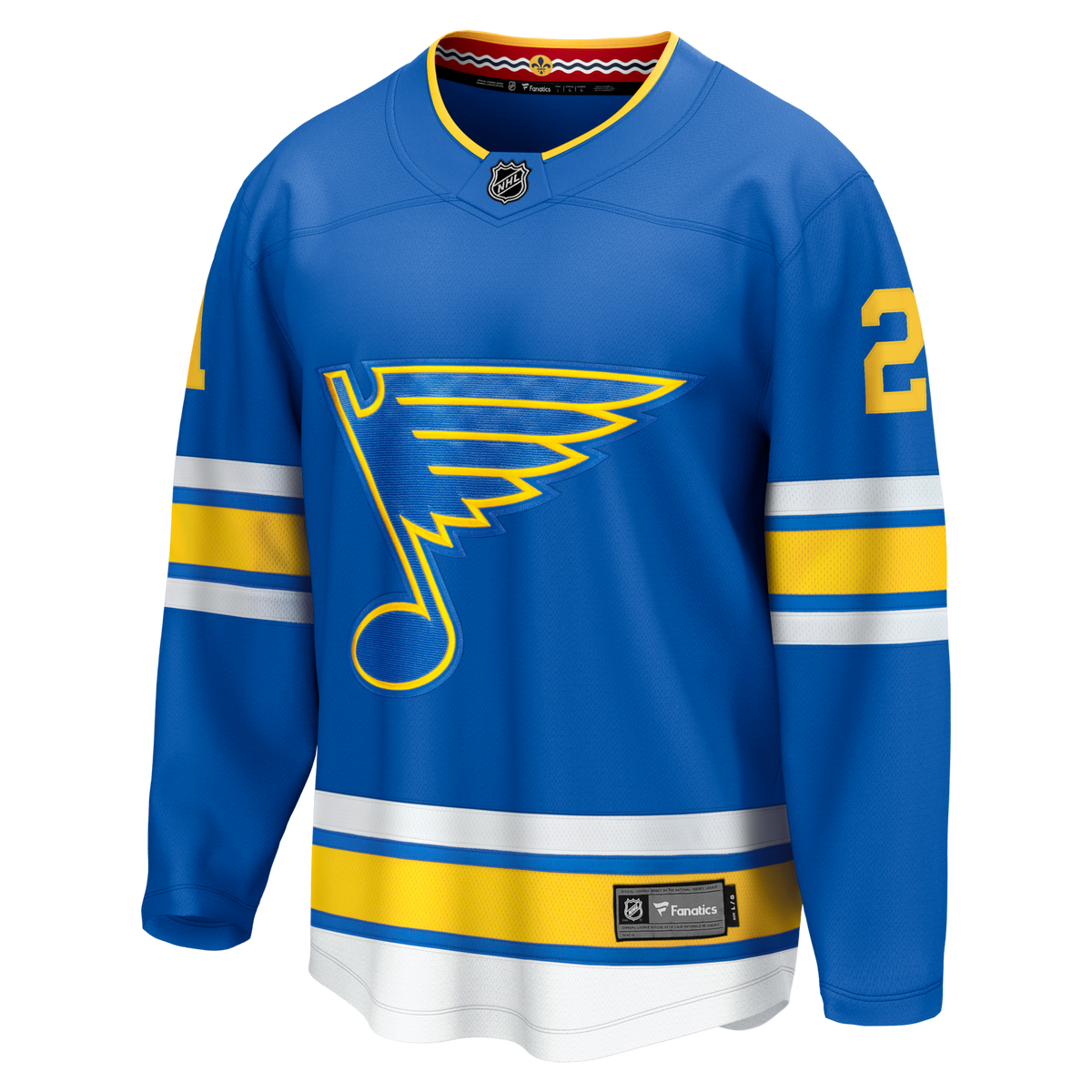St. Louis Blues Jimmy Snuggerud Blue Home Breakaway Hockey Jersey