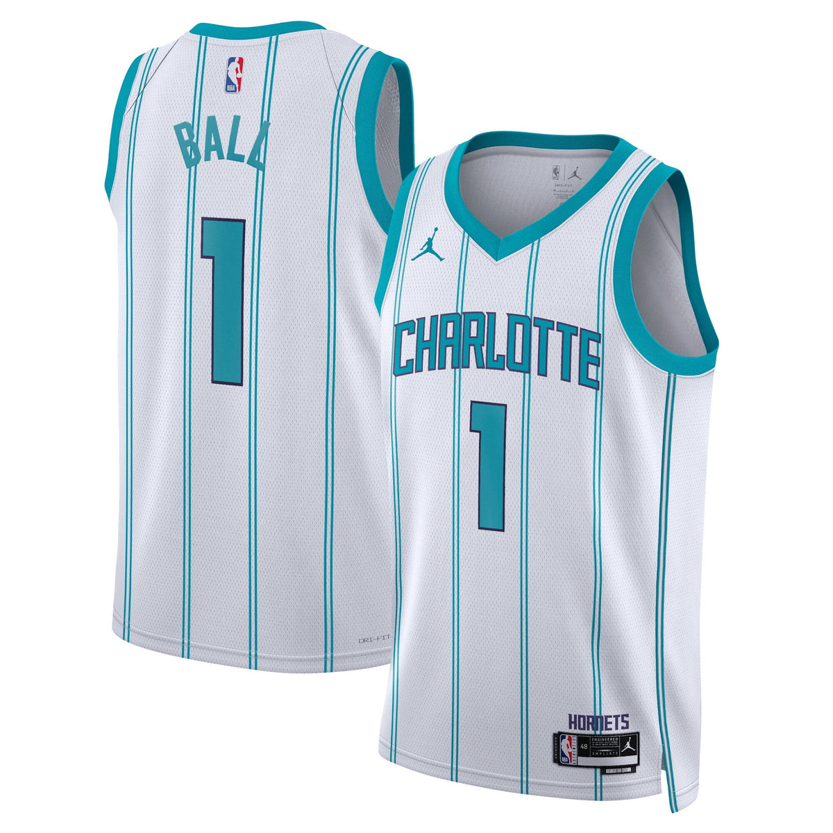 Charlotte Hornets Association Edition Swingman Jersey - White - LaMelo Ball