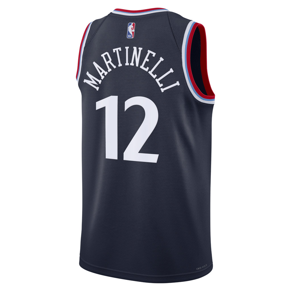 Los Angeles Clippers Replica Icon Edition Swingman Jersey - Navy - Nick Martinelli