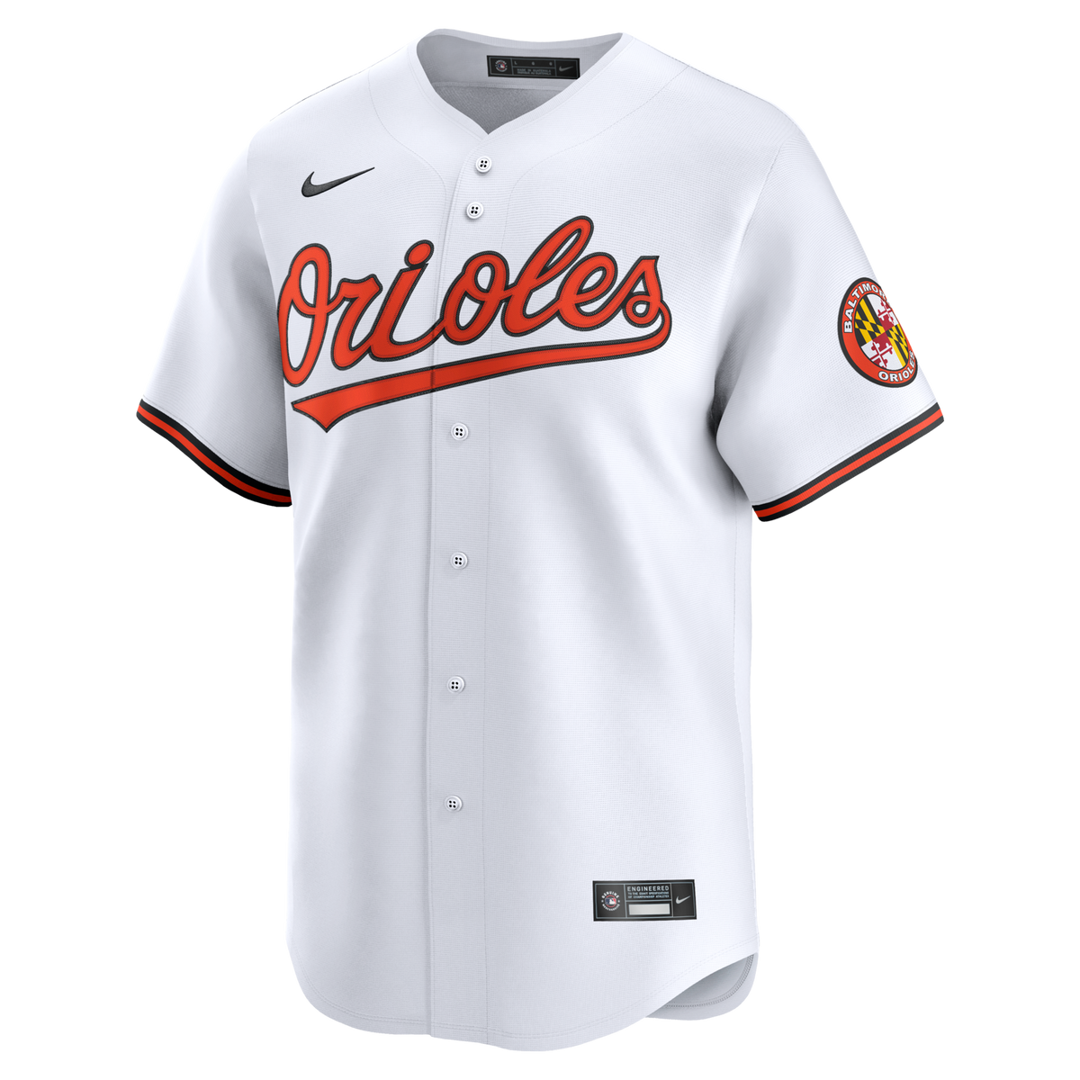 Baltimore Orioles White Home Limited Baseball Jersey
