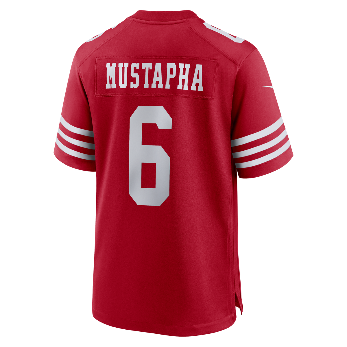San Francisco 49ers Malik Mustapha Scarlet Game Football Jersey