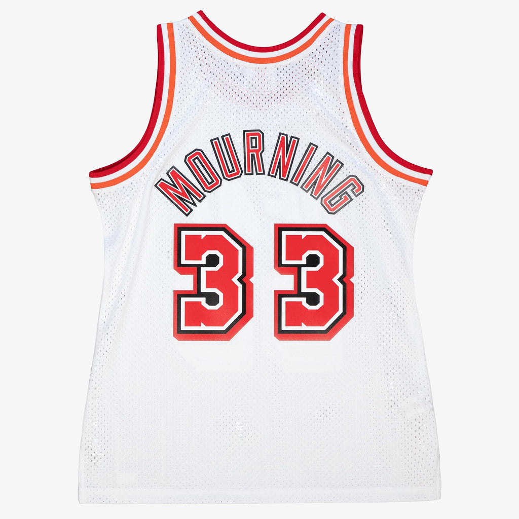 Miami Heat Alonzo Mourning 1996 Jersey - White