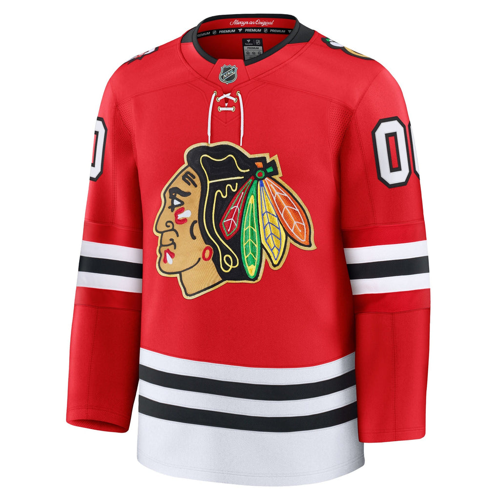 Chicago Blackhawks Red Centennial Premium Custom Jersey