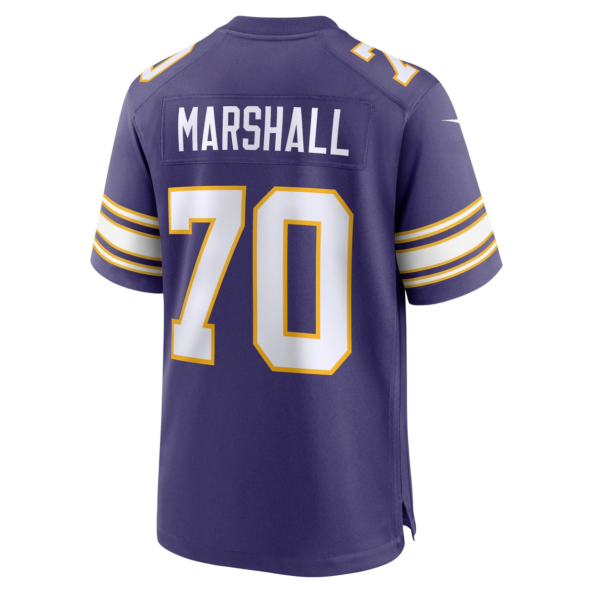 Minnesota Vikings Jim Marshall Purple Retired Player Alternate Game Football Jersey