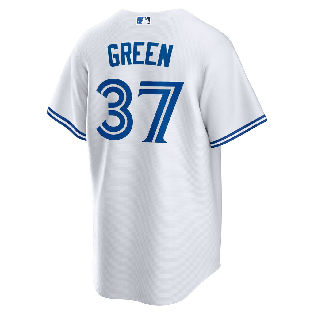 Toronto Blue Jays Chad Green White Home Replica Player Baseball Jersey