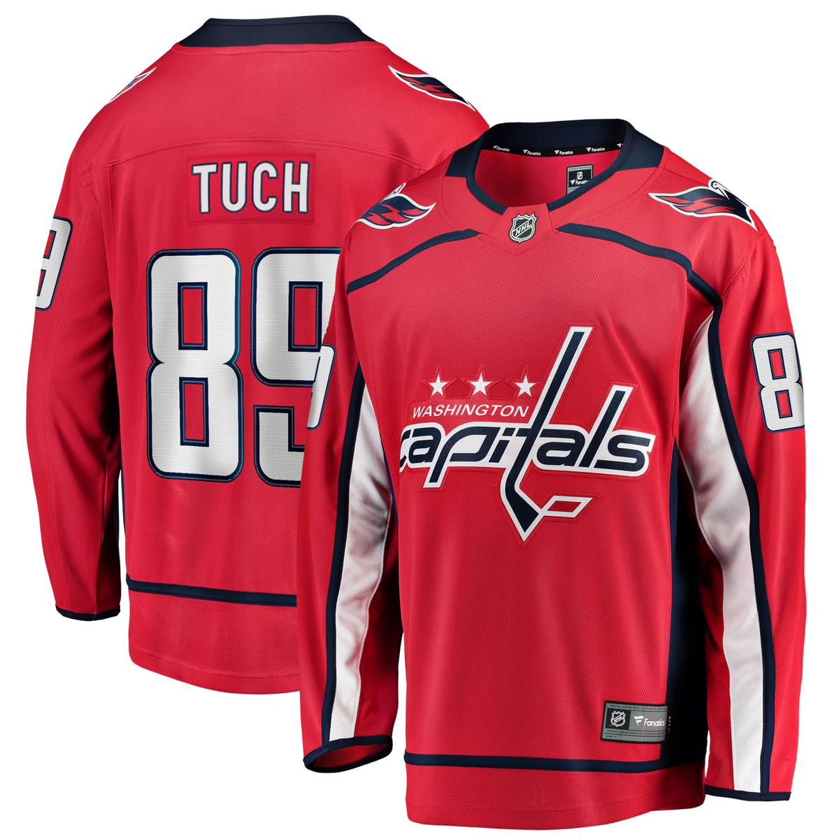 Washington Capitals Alex Tuch Red Home Breakaway Hockey Jersey