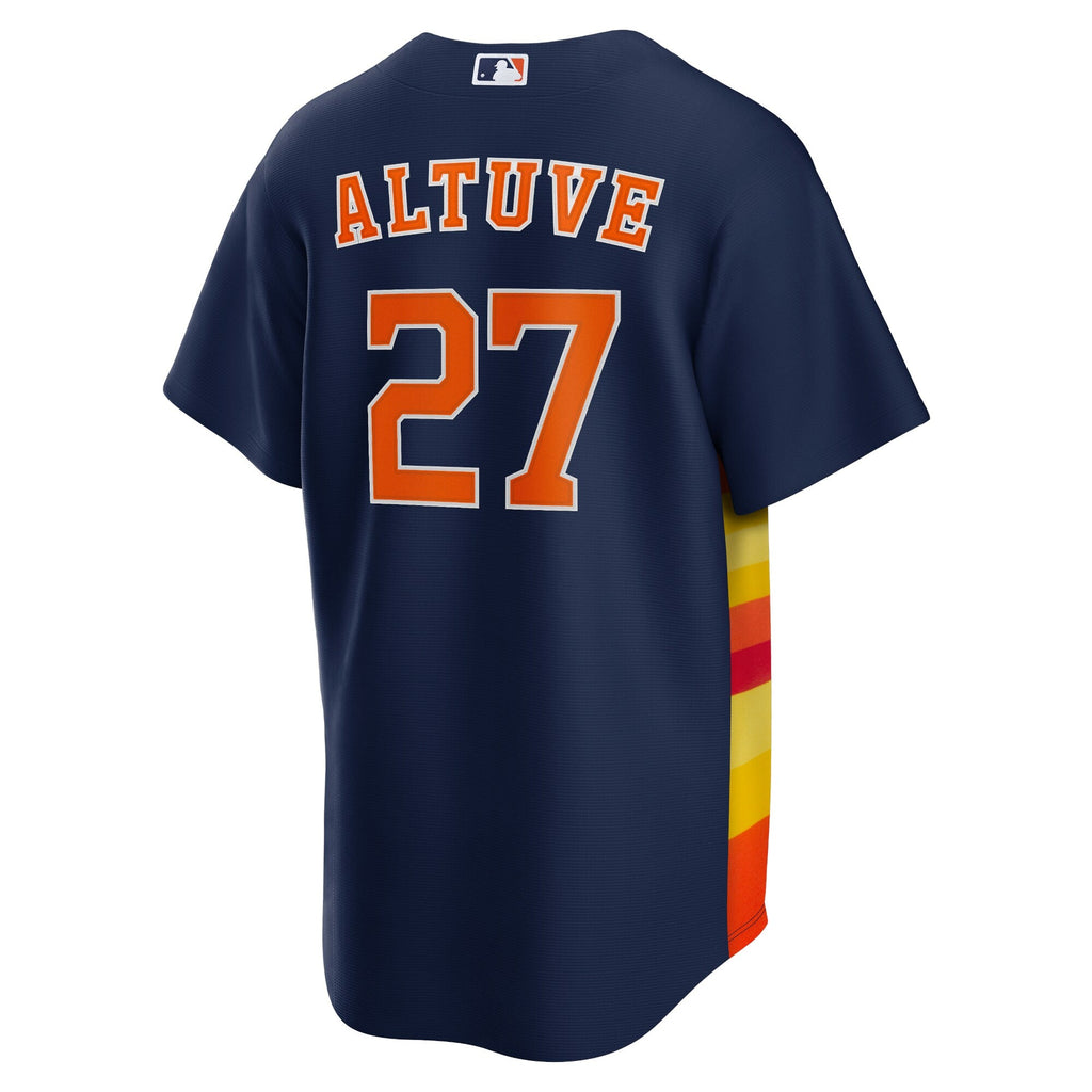Houston Astros Jose Altuve Navy Alternate 2 Replica Baseball Jersey