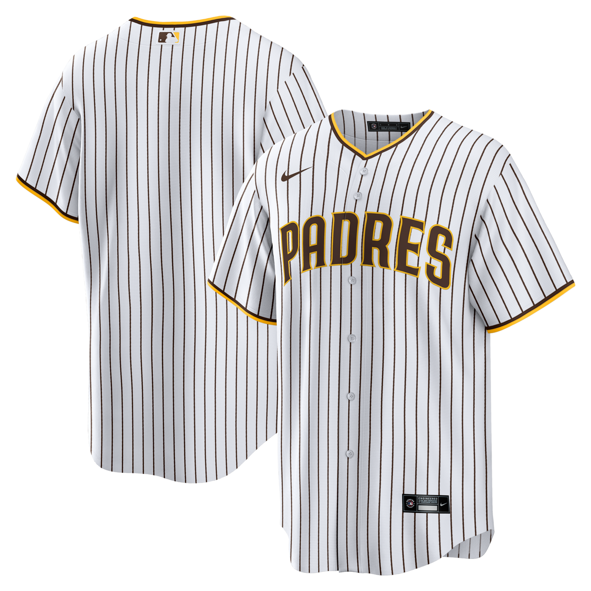 San Diego Padres White Home Big & Tall Replica Baseball Jersey