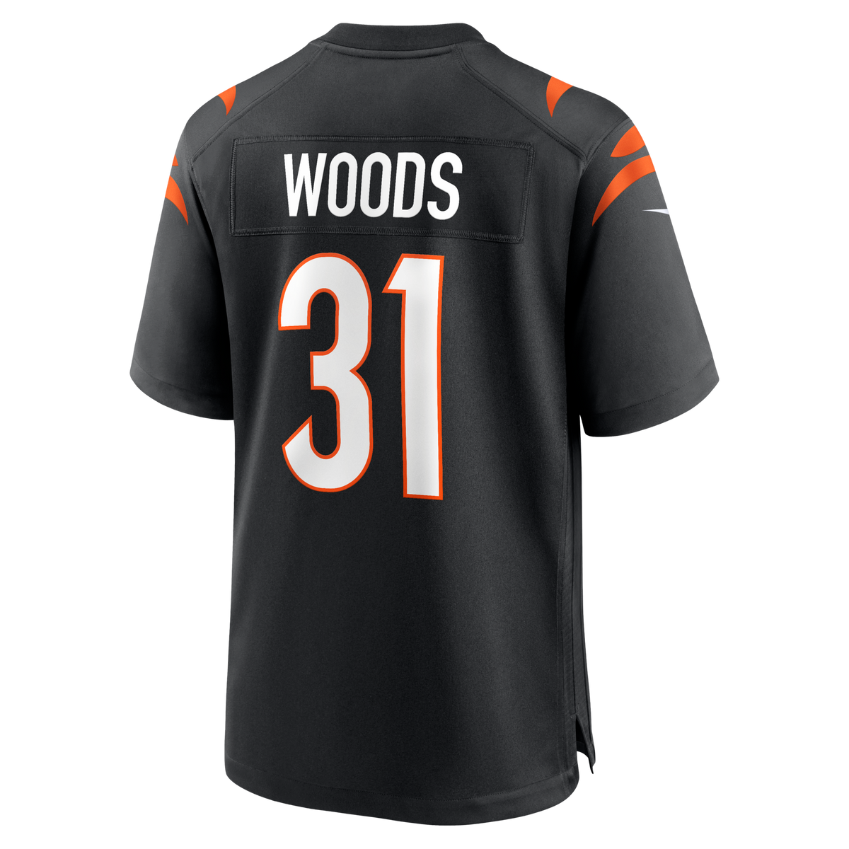 Cincinnati Bengals Ickey Woods Black Retired Player Game Football Jersey