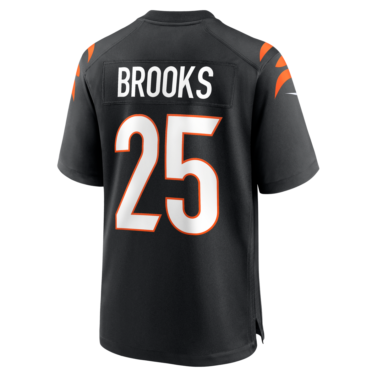 Cincinnati Bengals Tahj Brooks Black Team Game Football Jersey