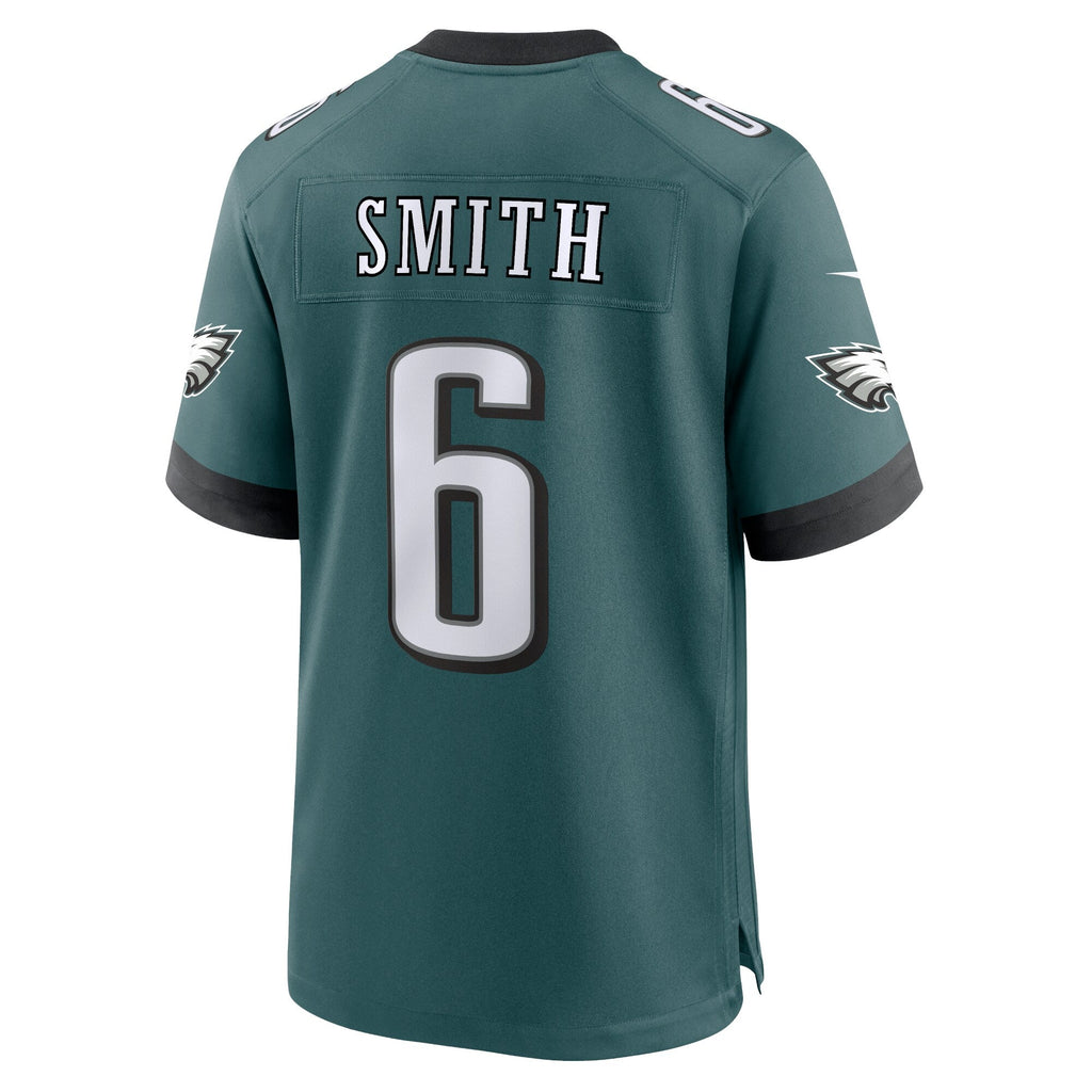 Philadelphia Eagles DeVonta Smith Midnight Green Team Game Football Jersey